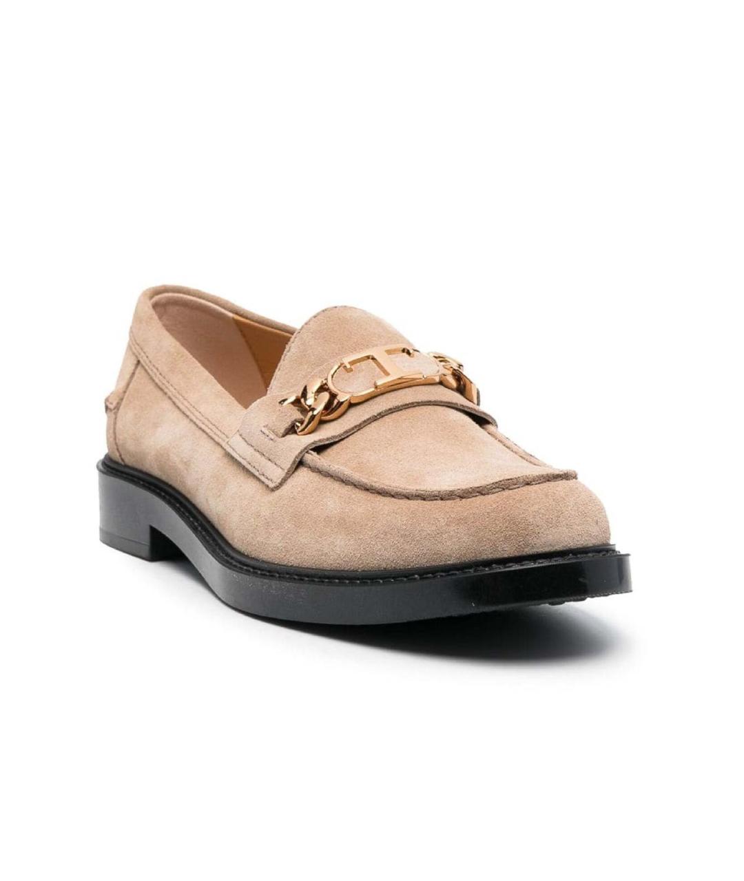 TOD'S Коричневые кожаные лоферы, фото 2