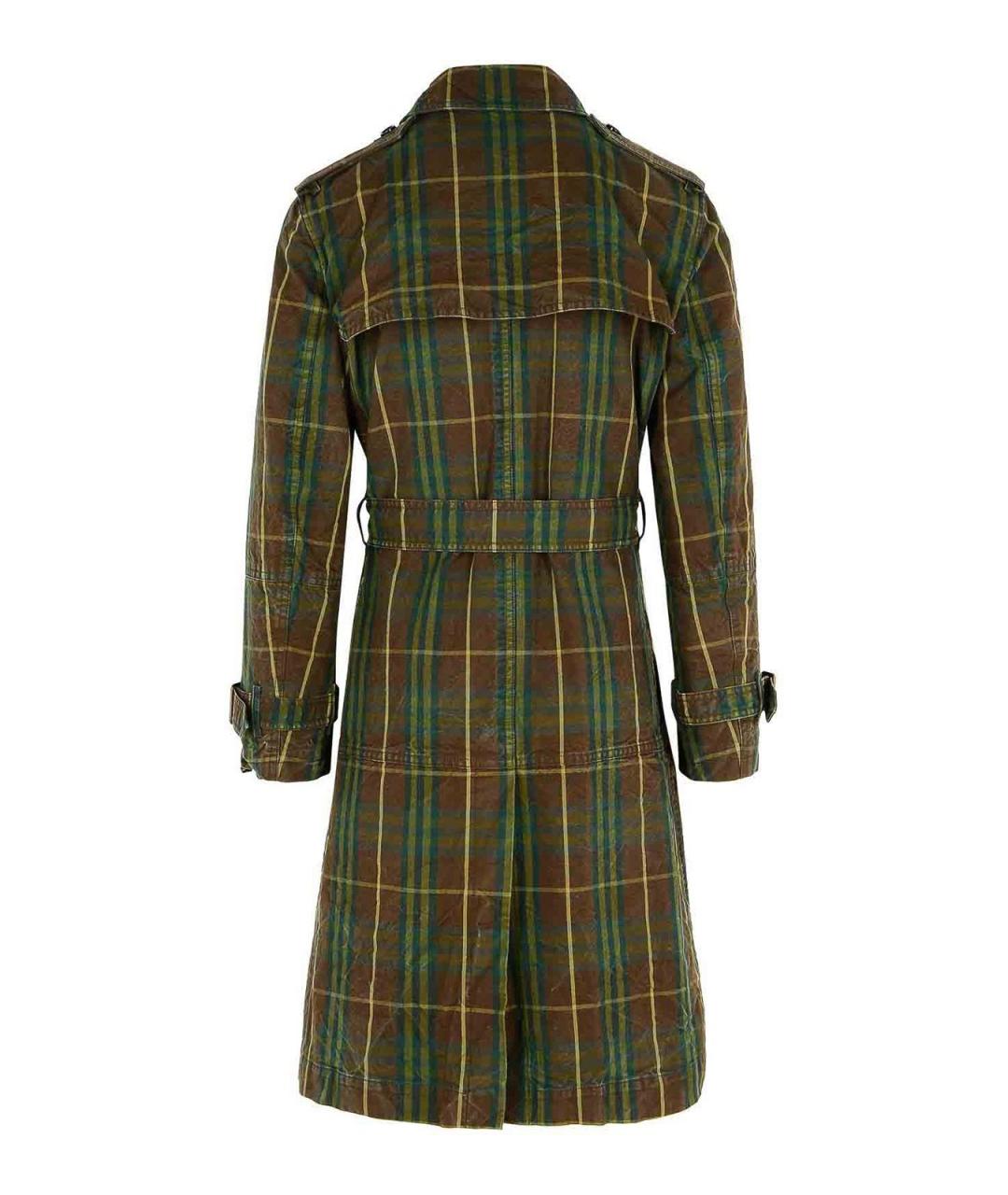 BURBERRY Зеленая хлопковая куртка, фото 2