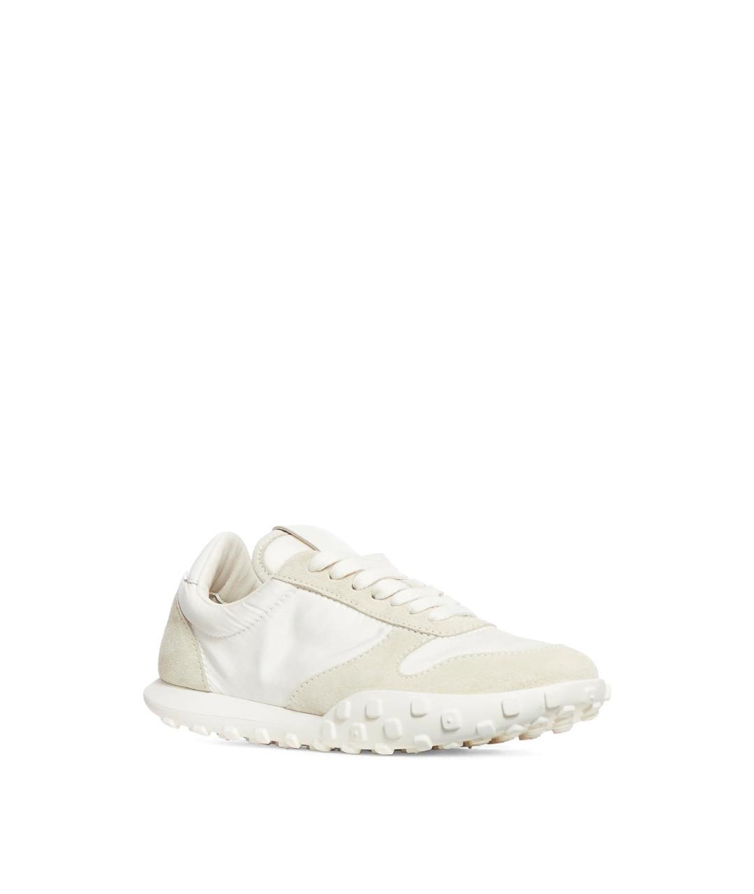 JIL SANDER Белые замшевые кроссовки, фото 2