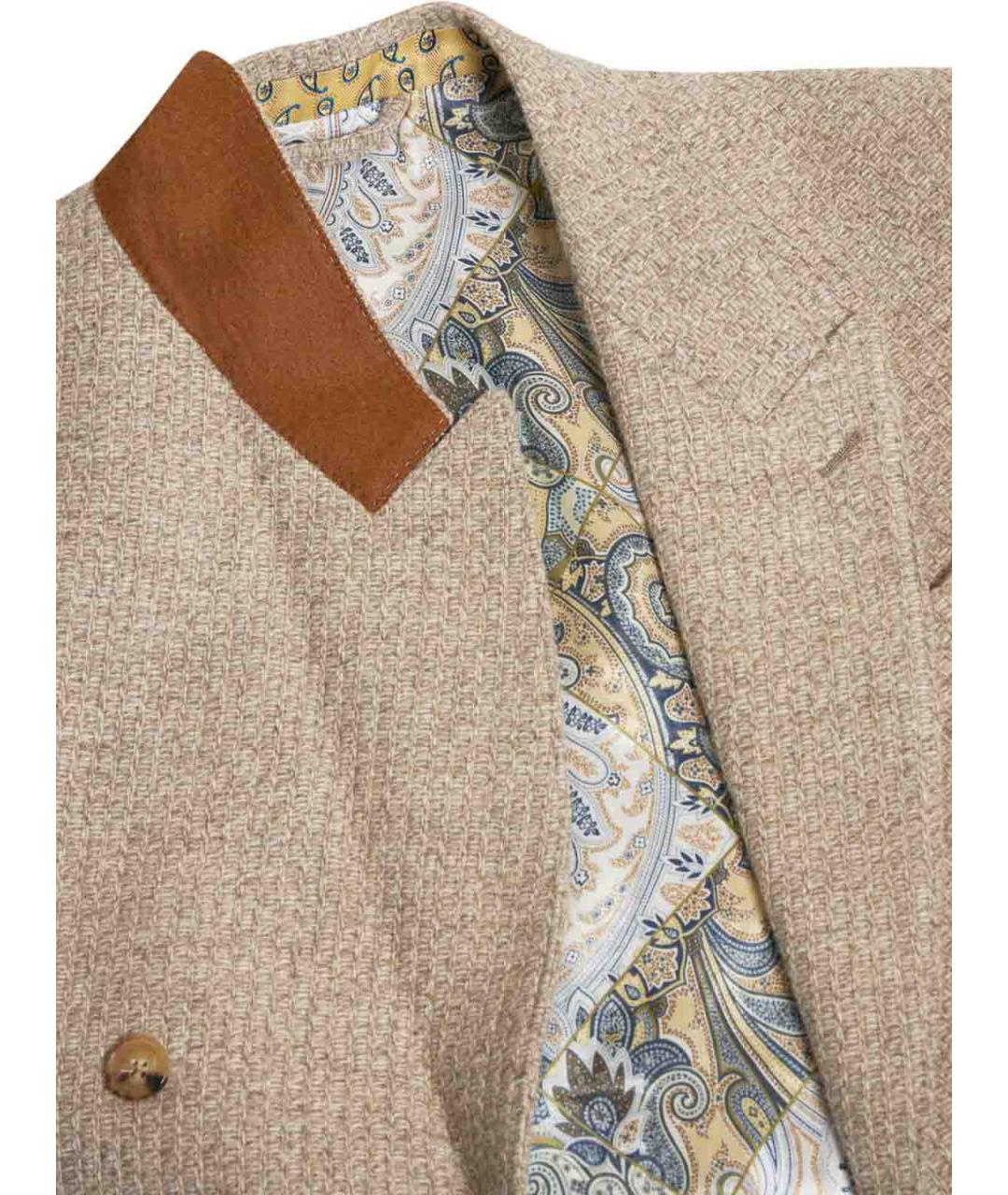 ETRO Бежевая кашемировая куртка, фото 3