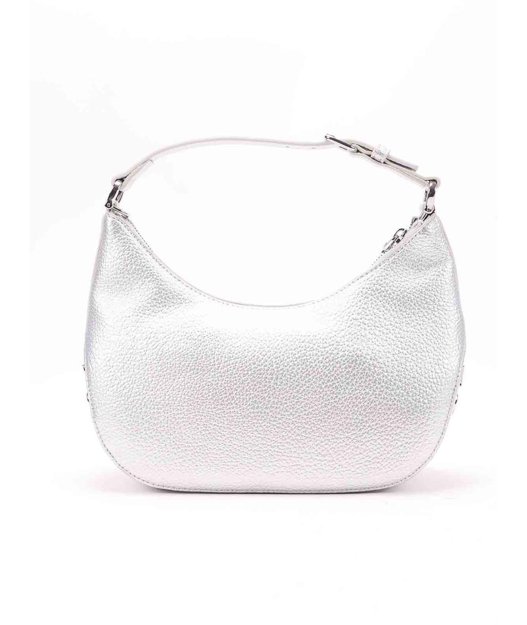 LOVE MOSCHINO Серебряная сумка через плечо из искусственной кожи, фото 3