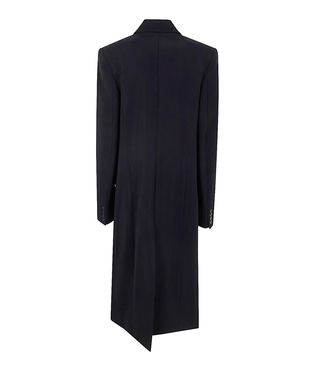 MUGLER Черное шерстяное пальто, фото 2