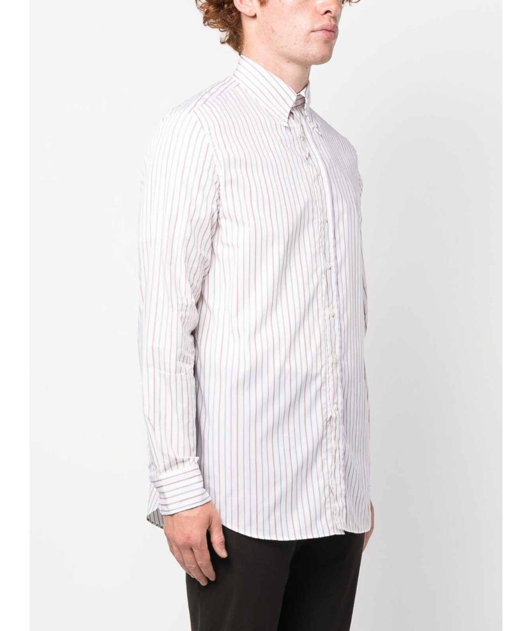 ETRO Белая хлопковая классическая рубашка, фото 3