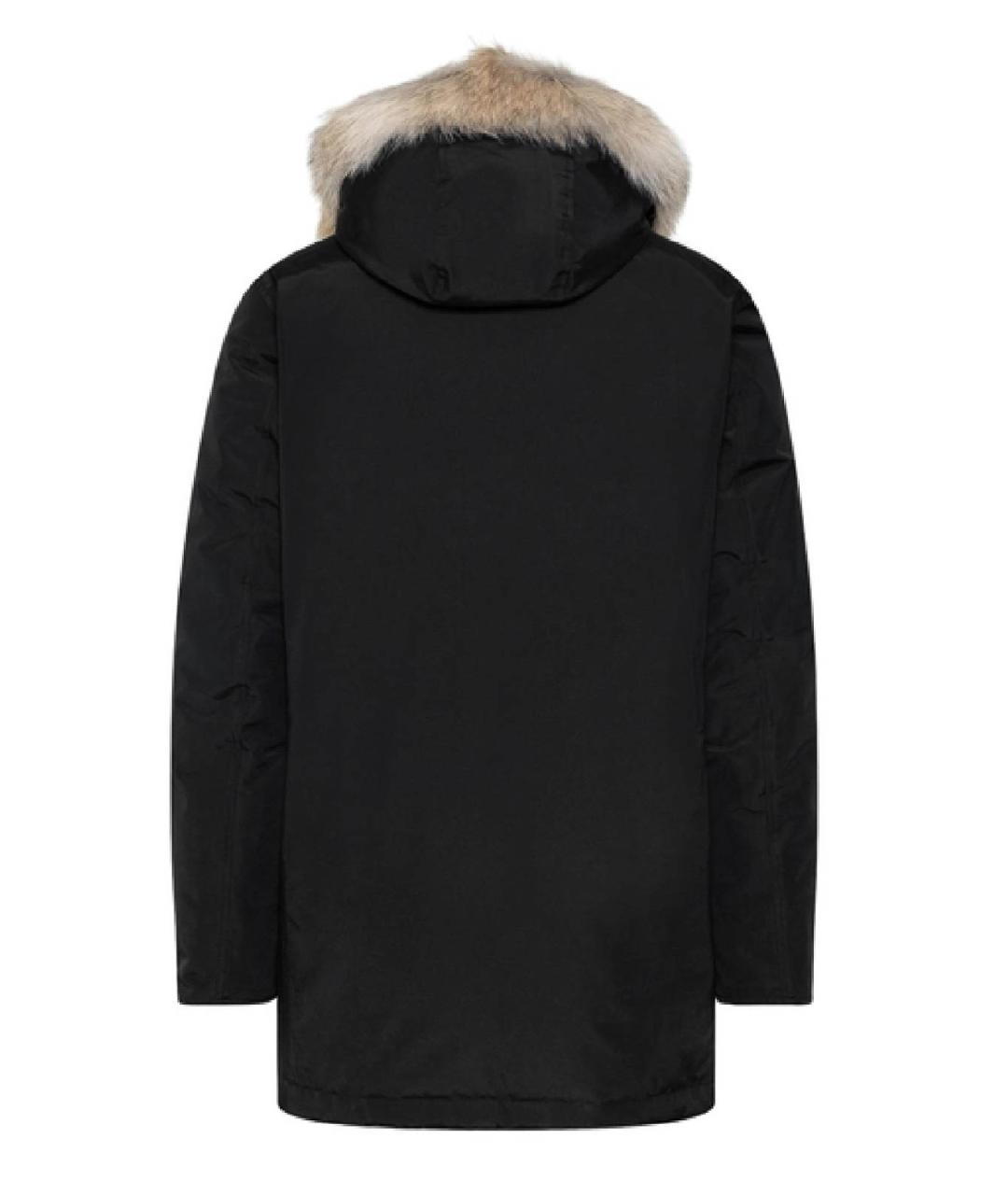 WOOLRICH Черная хлопковая парка, фото 2