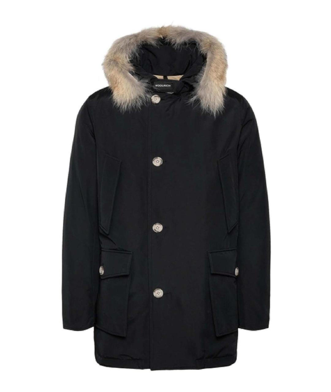 WOOLRICH Черная хлопковая парка, фото 1
