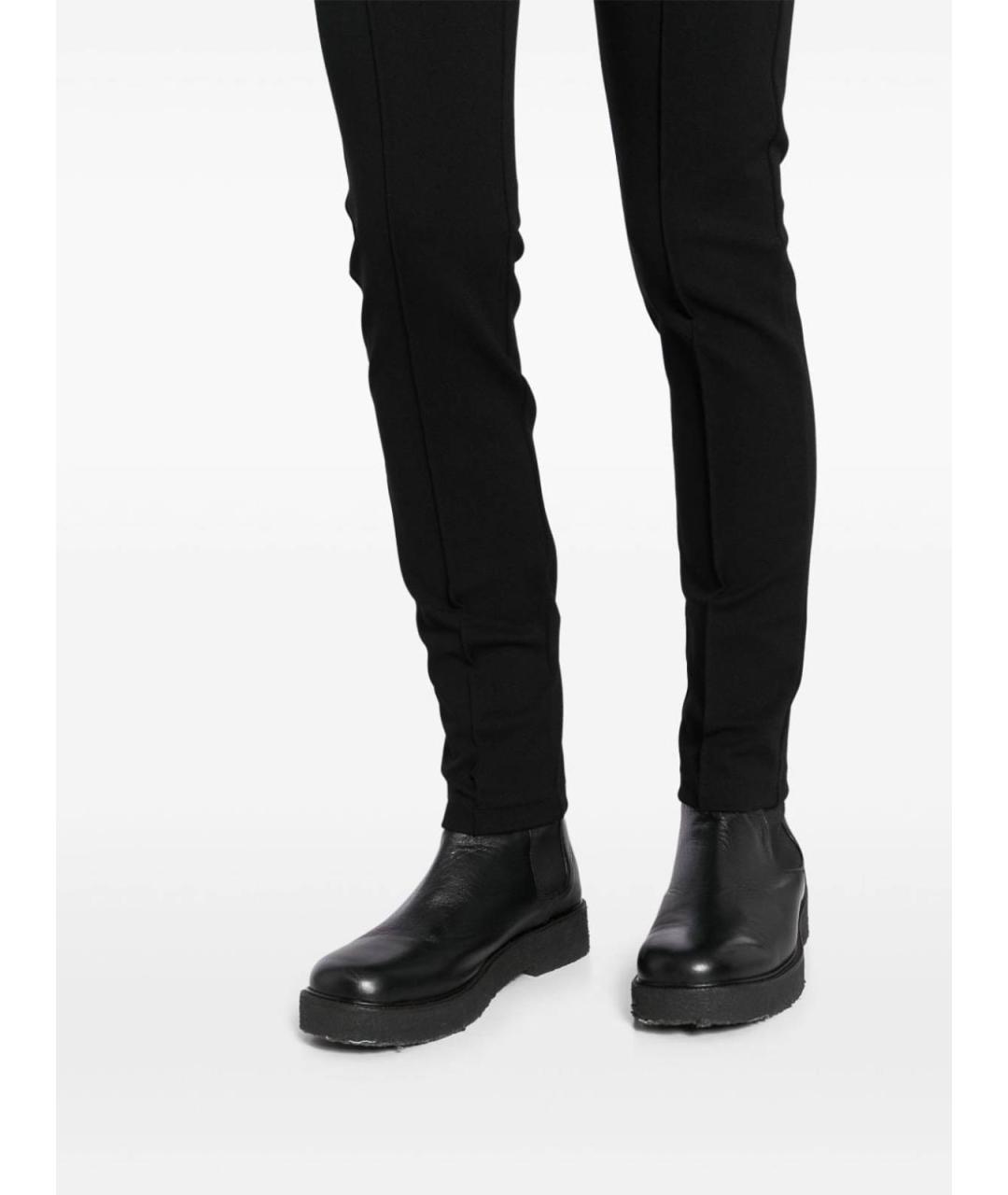 MONCLER Черные брюки узкие, фото 3