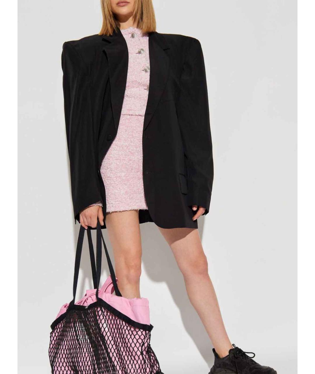 BALENCIAGA Розовый хлопковый кардиган, фото 2