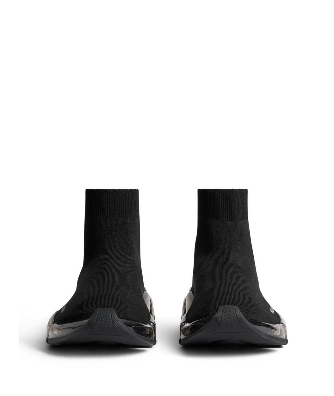 BALENCIAGA Черные текстильные кроссовки, фото 2