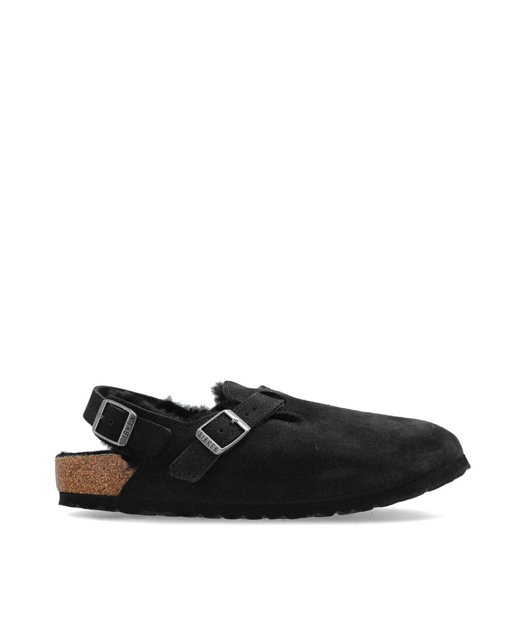 BIRKENSTOCK Черные резиновые мюли, фото 1