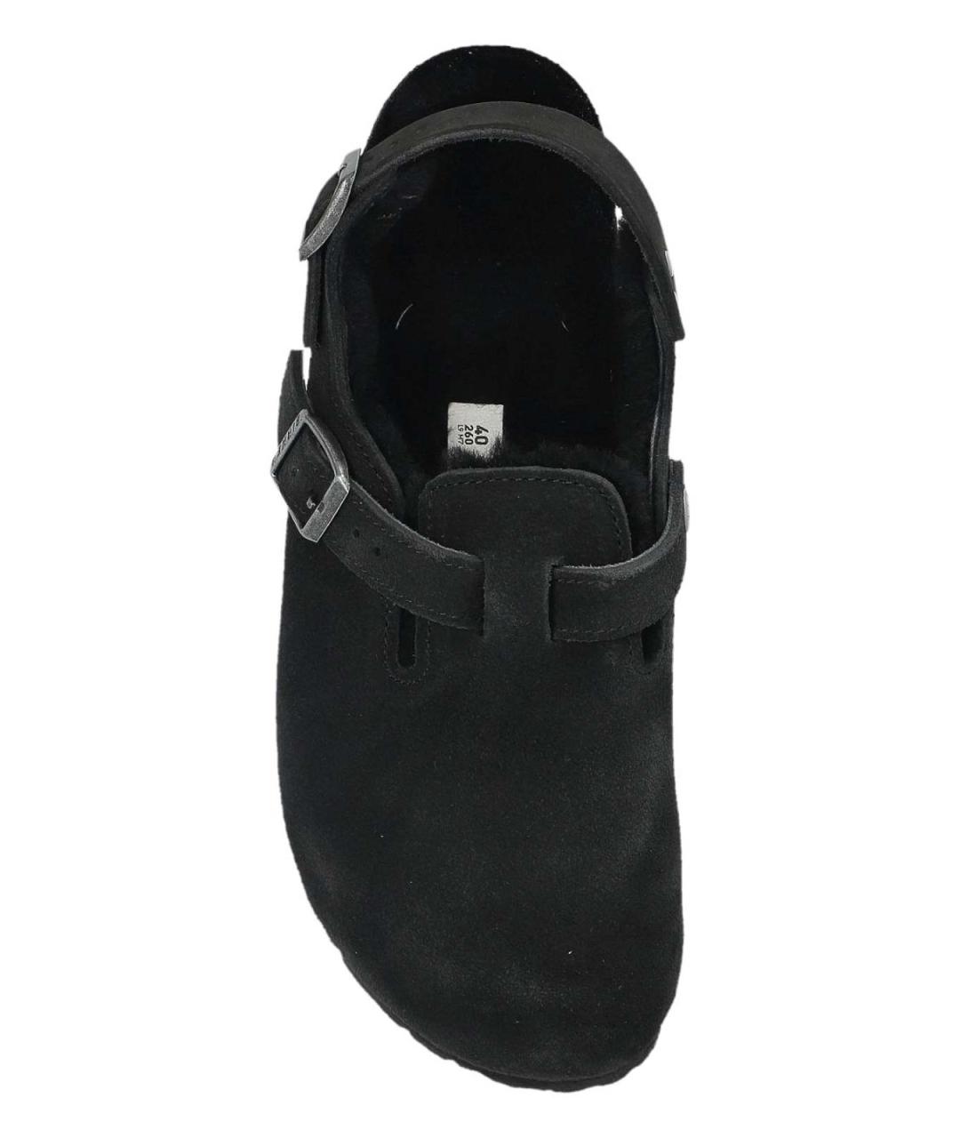 BIRKENSTOCK Черные резиновые мюли, фото 4