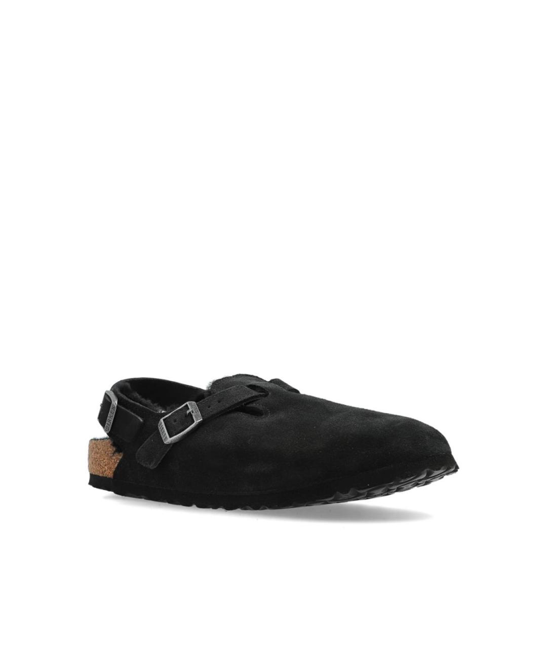 BIRKENSTOCK Черные резиновые мюли, фото 5