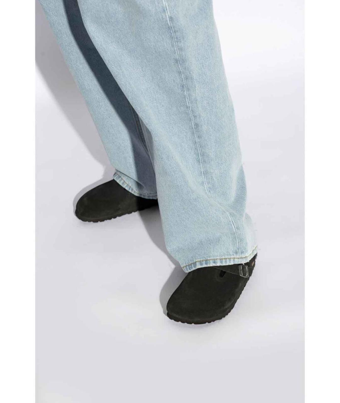 BIRKENSTOCK Черные резиновые мюли, фото 2