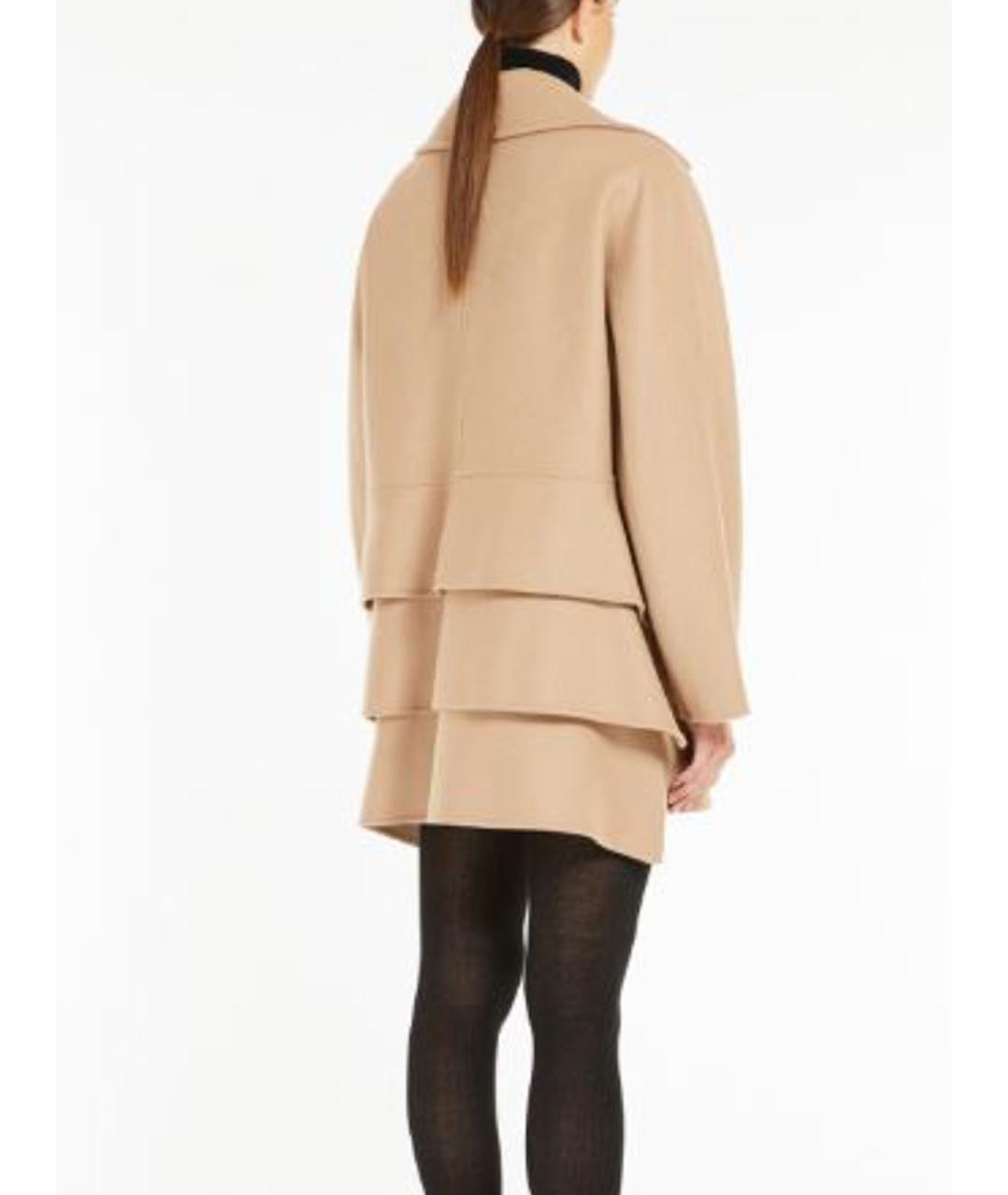 MAX MARA Бежевое кашемировое пальто, фото 3