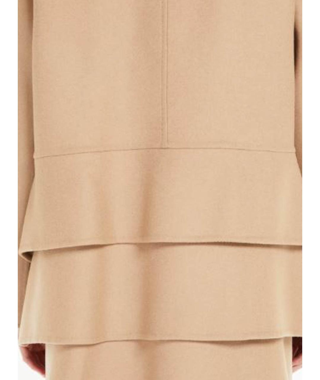 MAX MARA Бежевое кашемировое пальто, фото 4