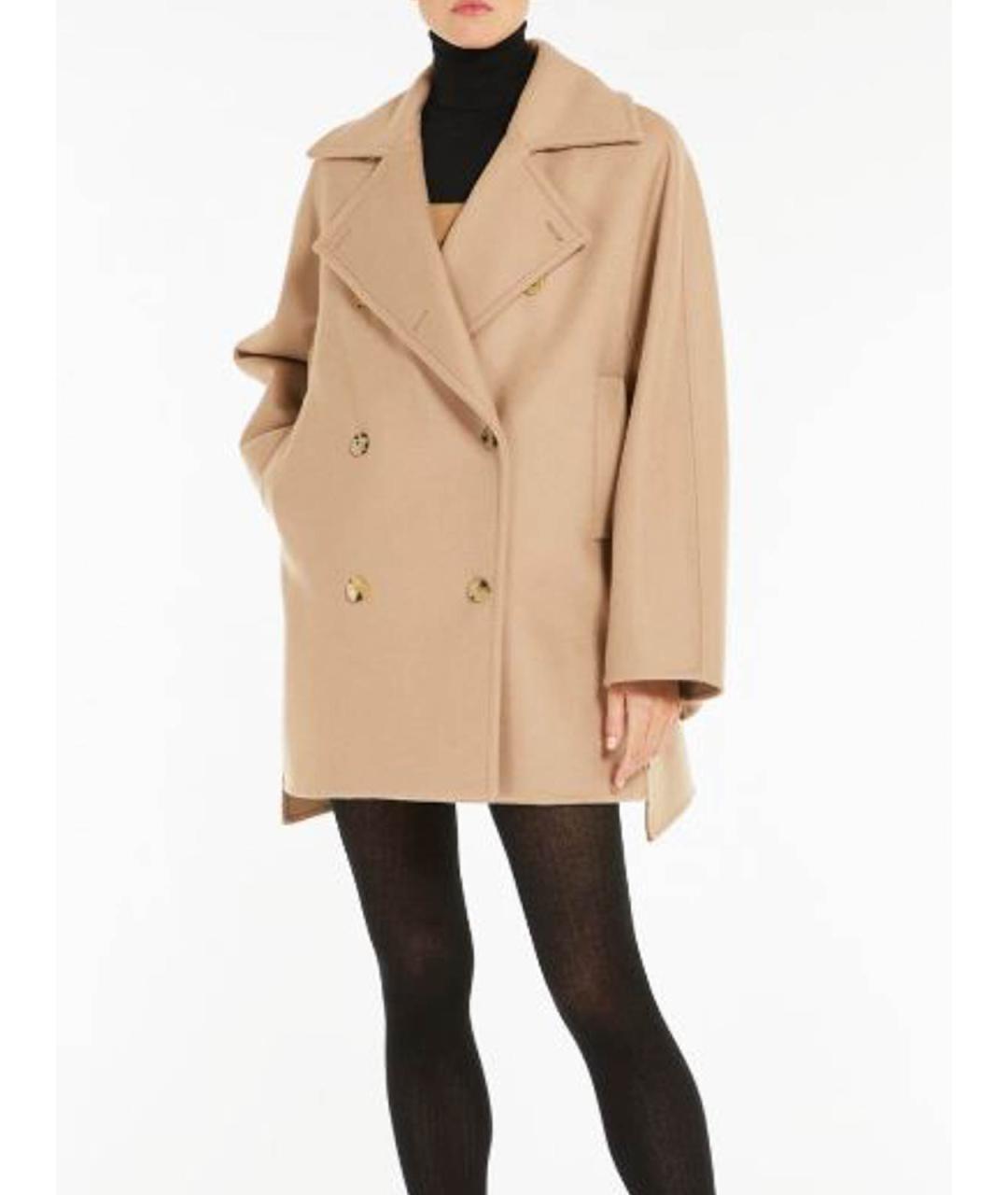 MAX MARA Бежевое кашемировое пальто, фото 2