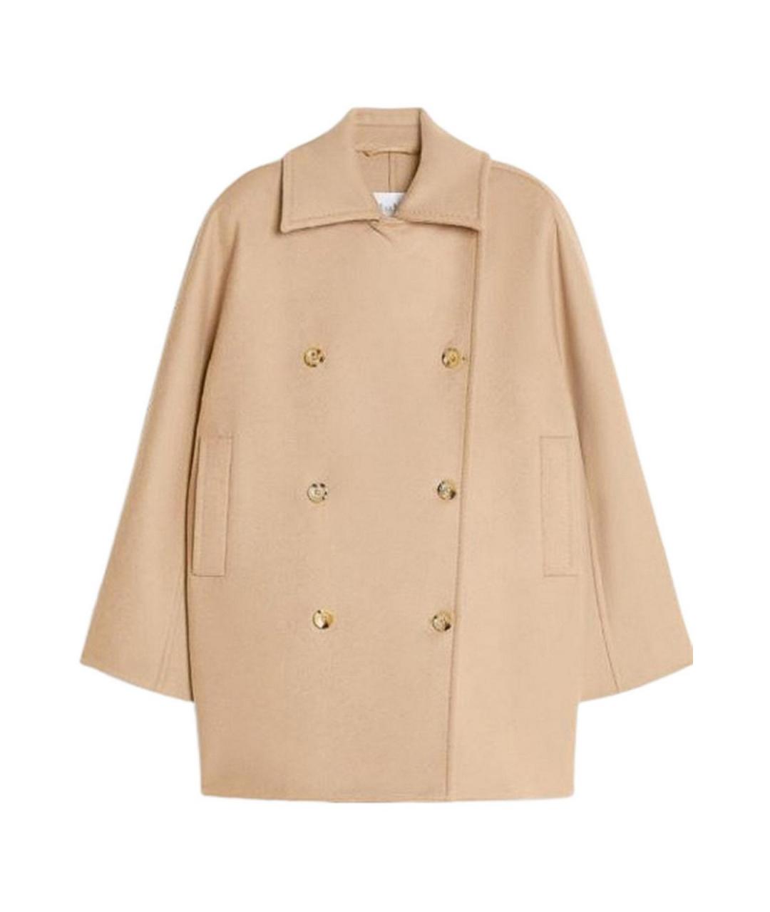 MAX MARA Бежевое кашемировое пальто, фото 1