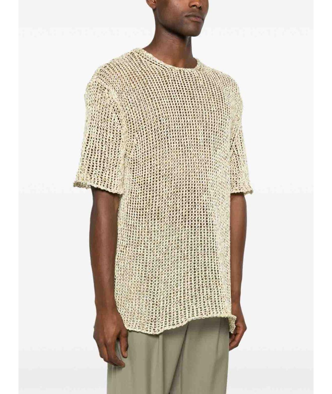 JIL SANDER Бежевая футболка, фото 3
