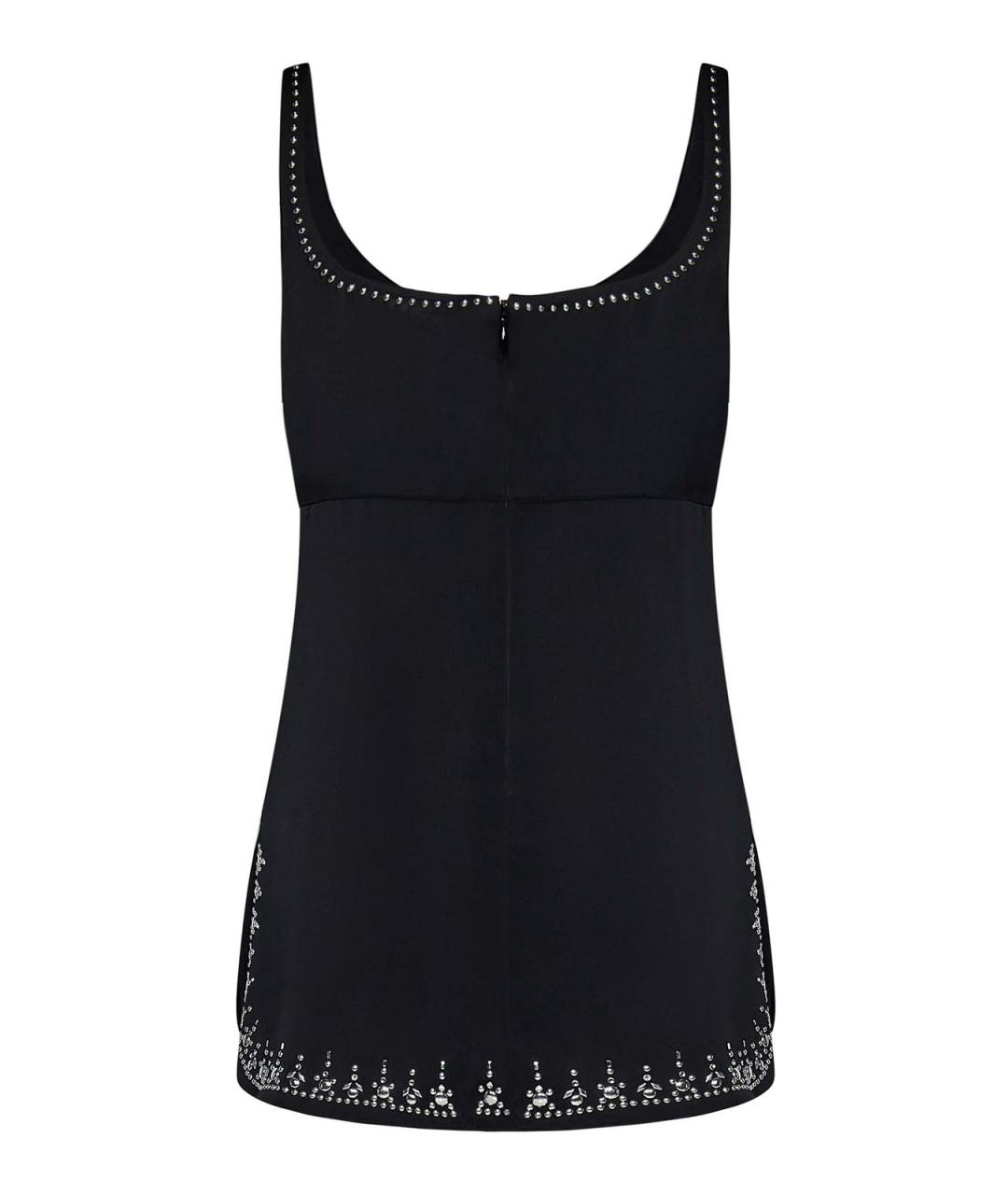 PACO RABANNE Черная майка, фото 2