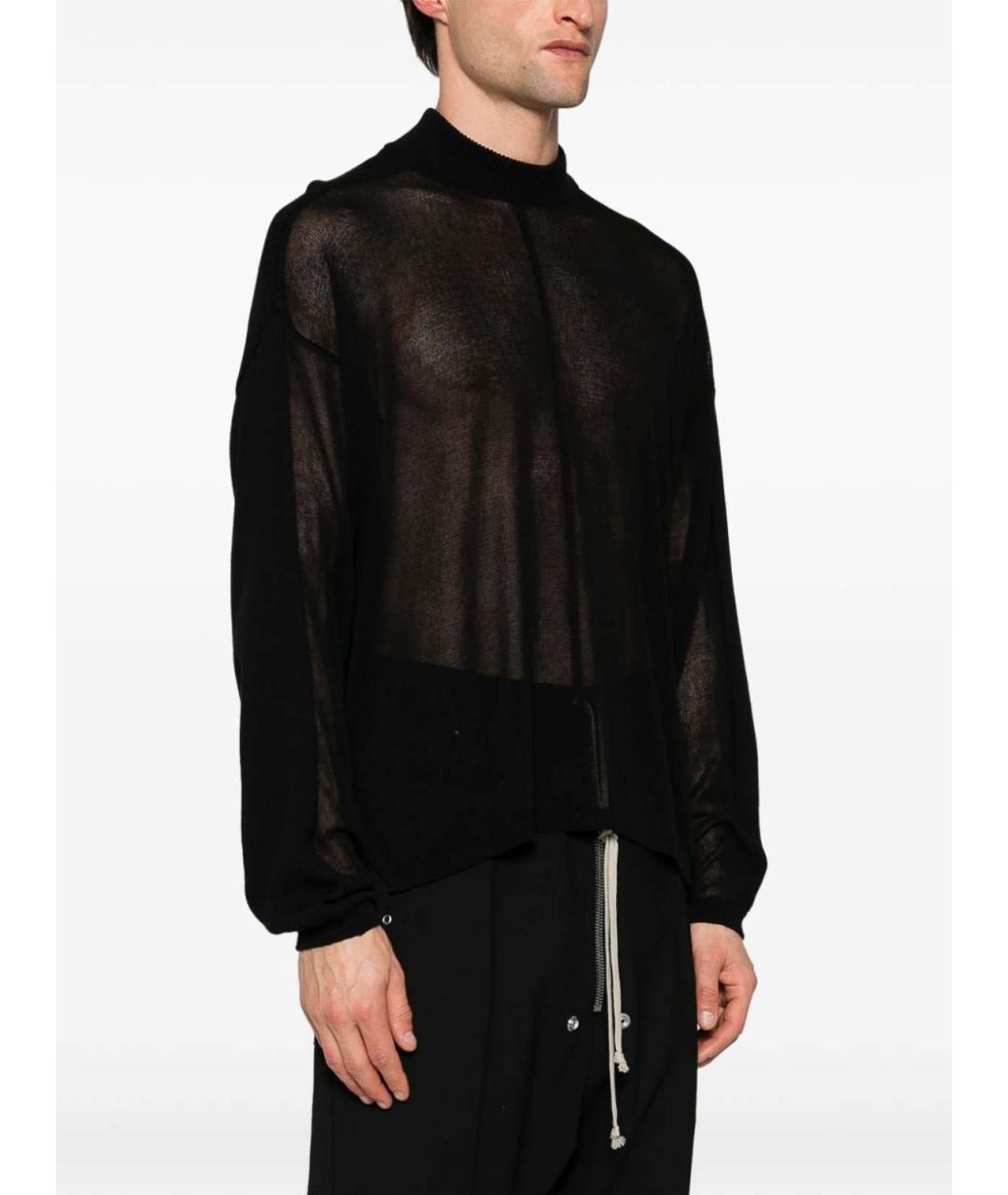 RICK OWENS Черный джемпер / свитер, фото 4