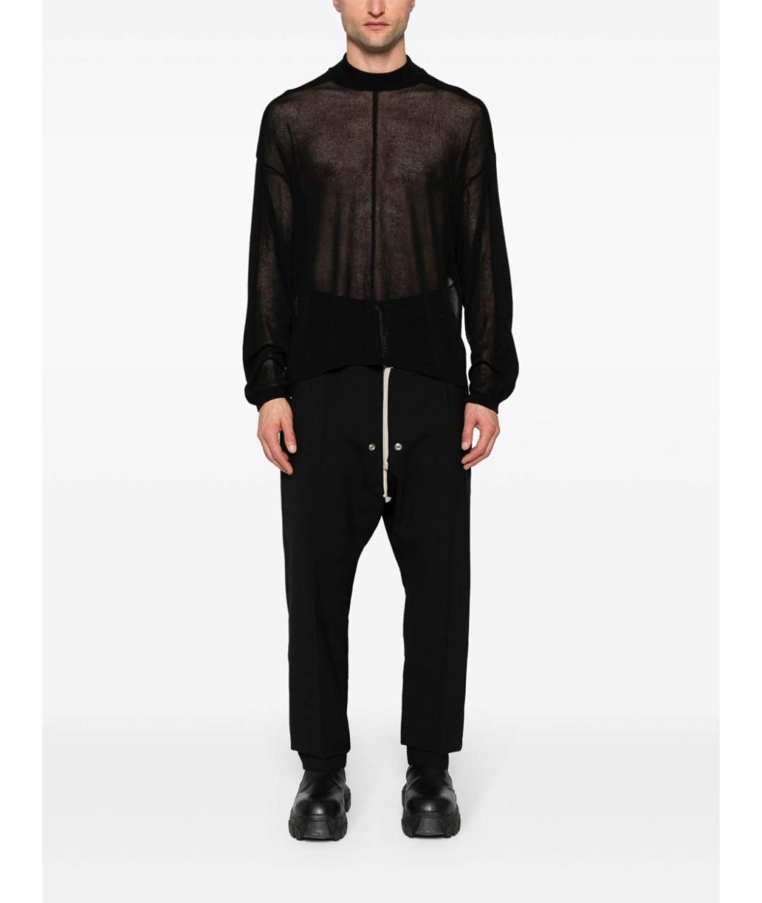 RICK OWENS Черный джемпер / свитер, фото 3
