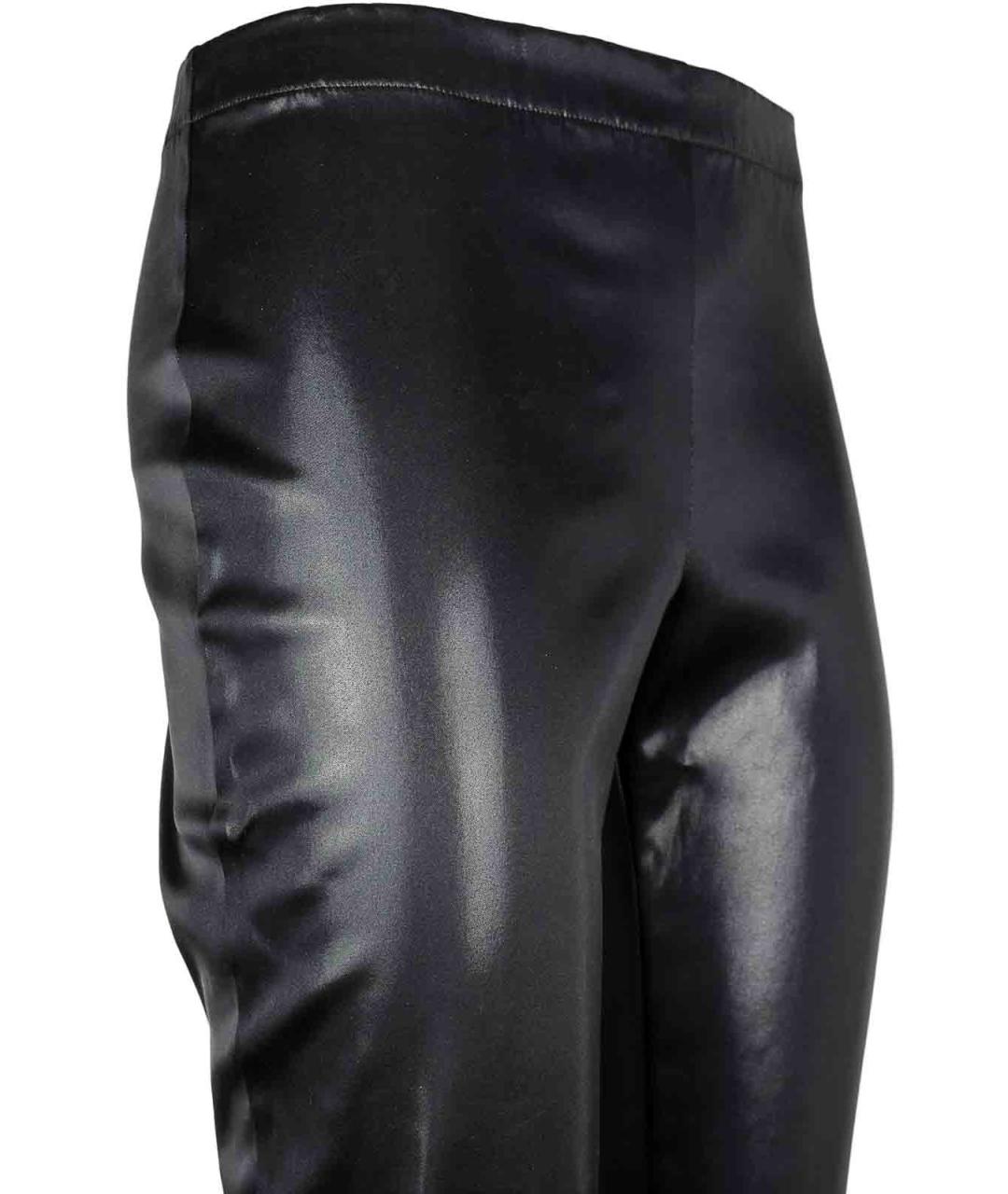 DSQUARED2 Черные кожаные брюки широкие, фото 3