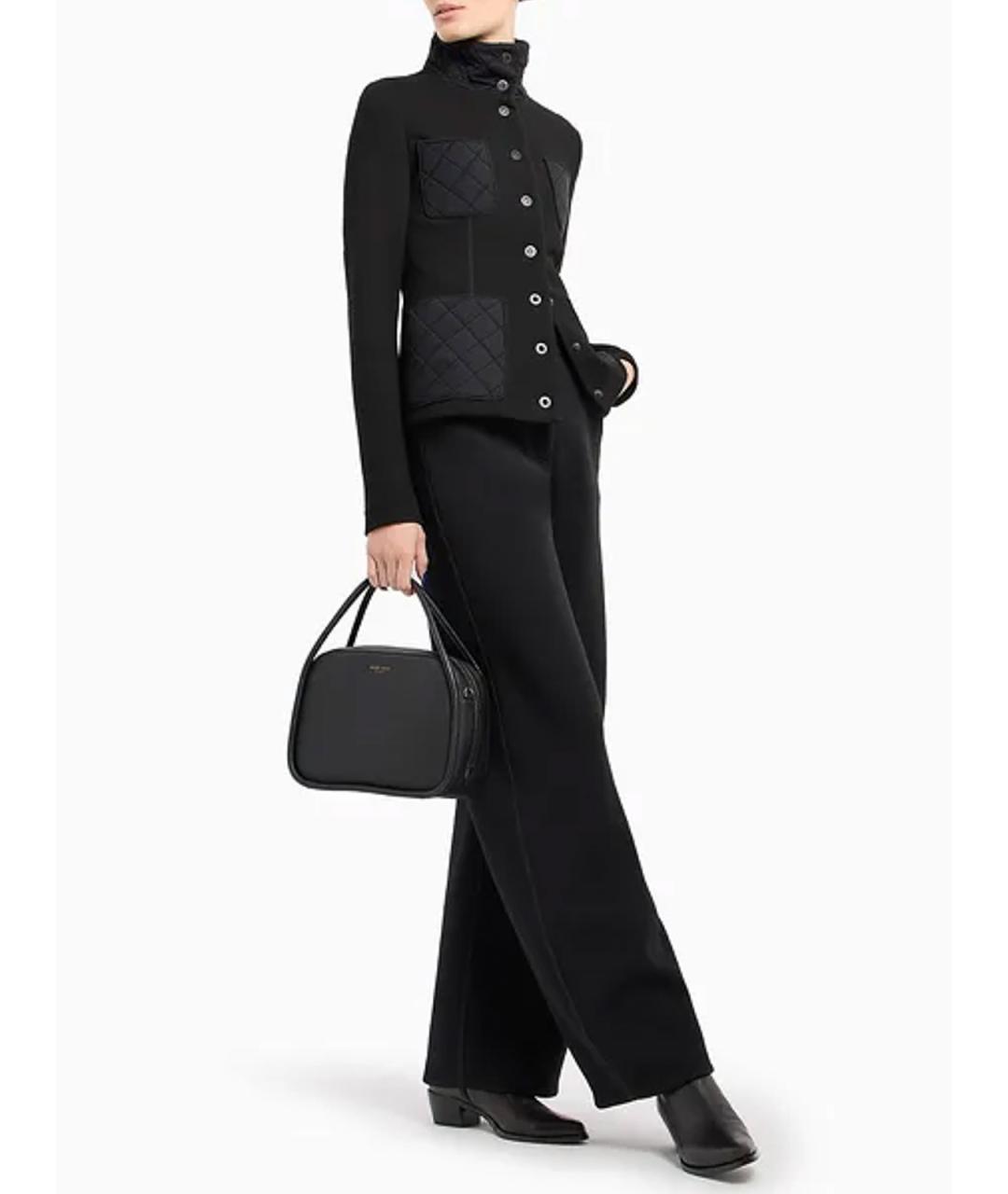 GIORGIO ARMANI Черная вискозная куртка, фото 2