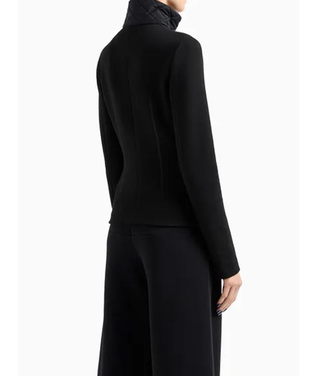GIORGIO ARMANI Черная вискозная куртка, фото 4
