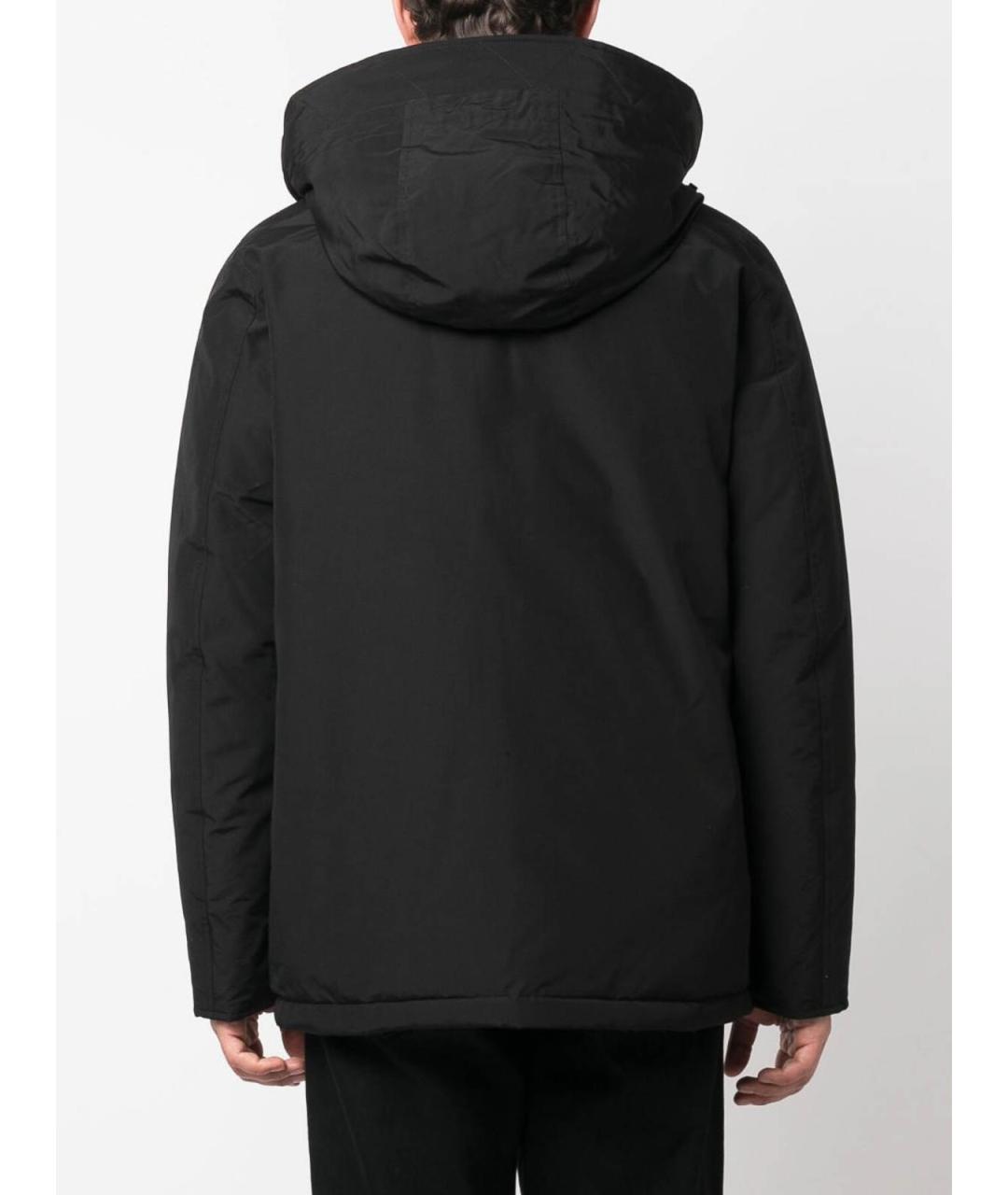 WOOLRICH Черная хлопковая куртка, фото 3