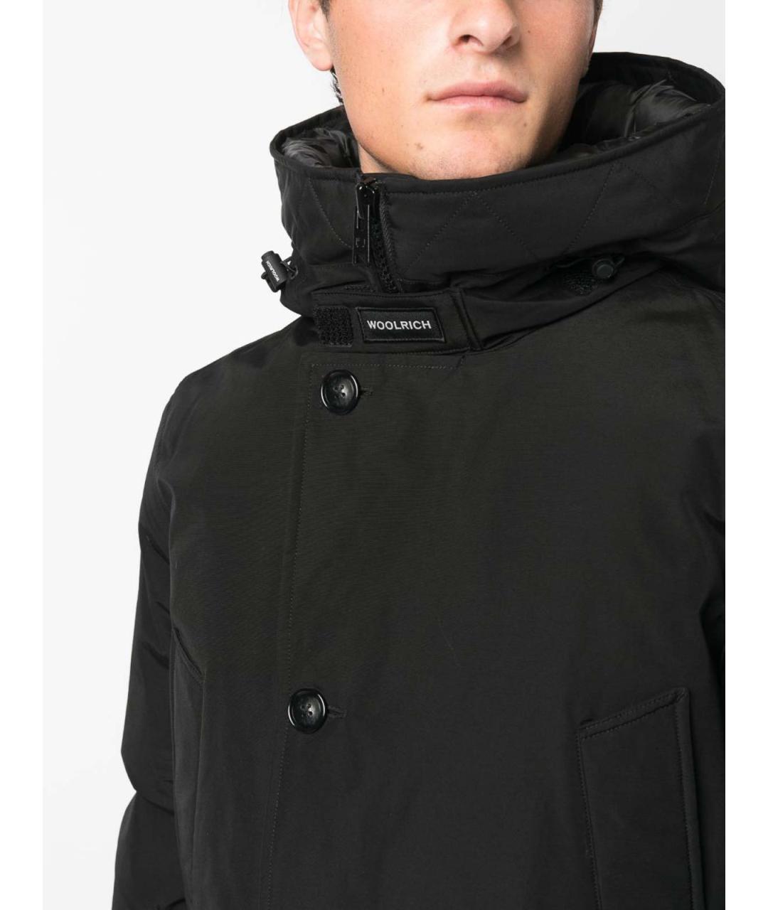 WOOLRICH Черная хлопковая куртка, фото 2
