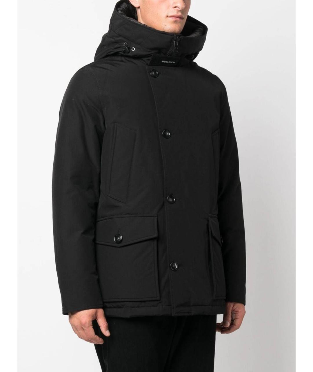 WOOLRICH Черная хлопковая куртка, фото 5