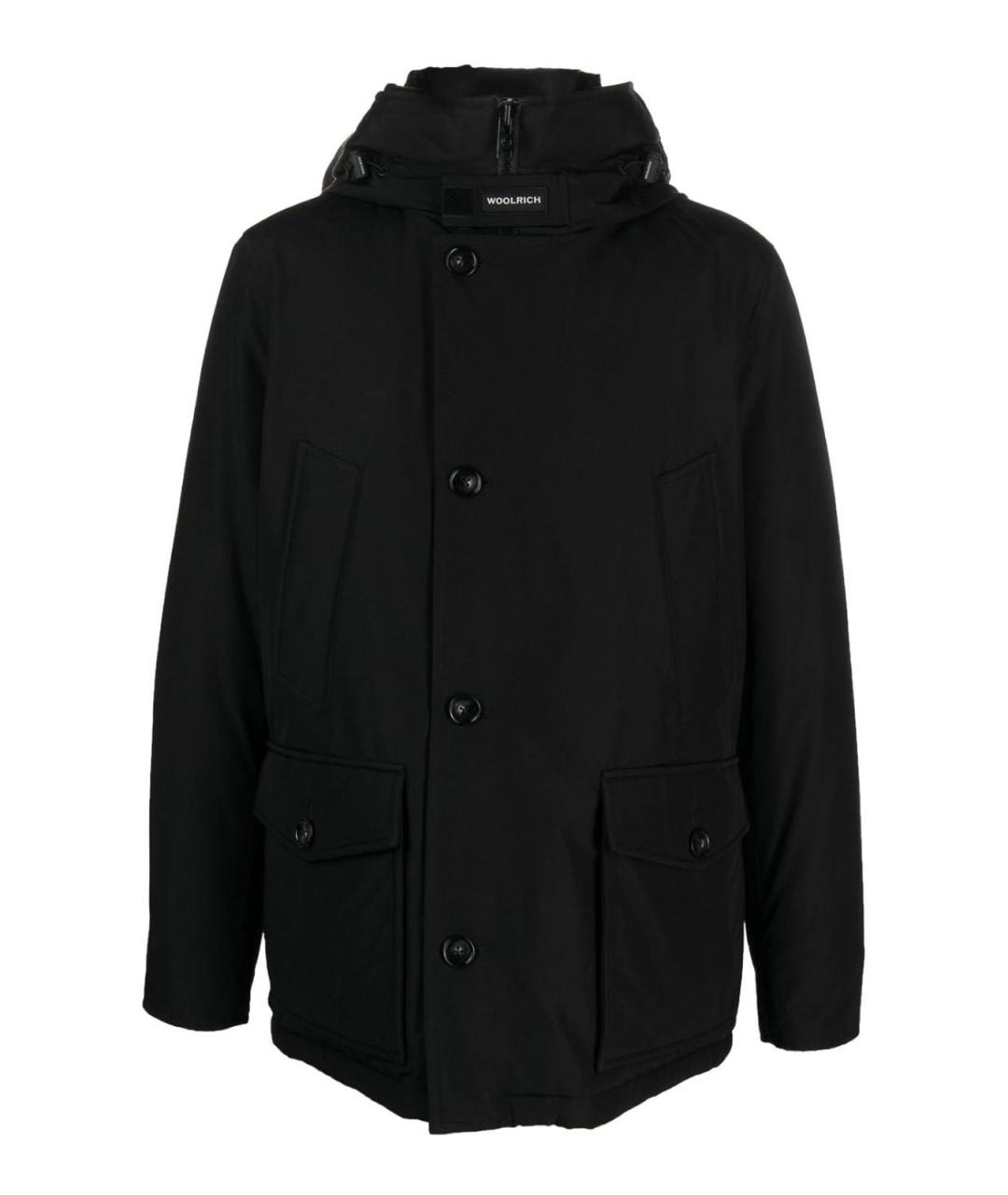 WOOLRICH Черная хлопковая куртка, фото 1