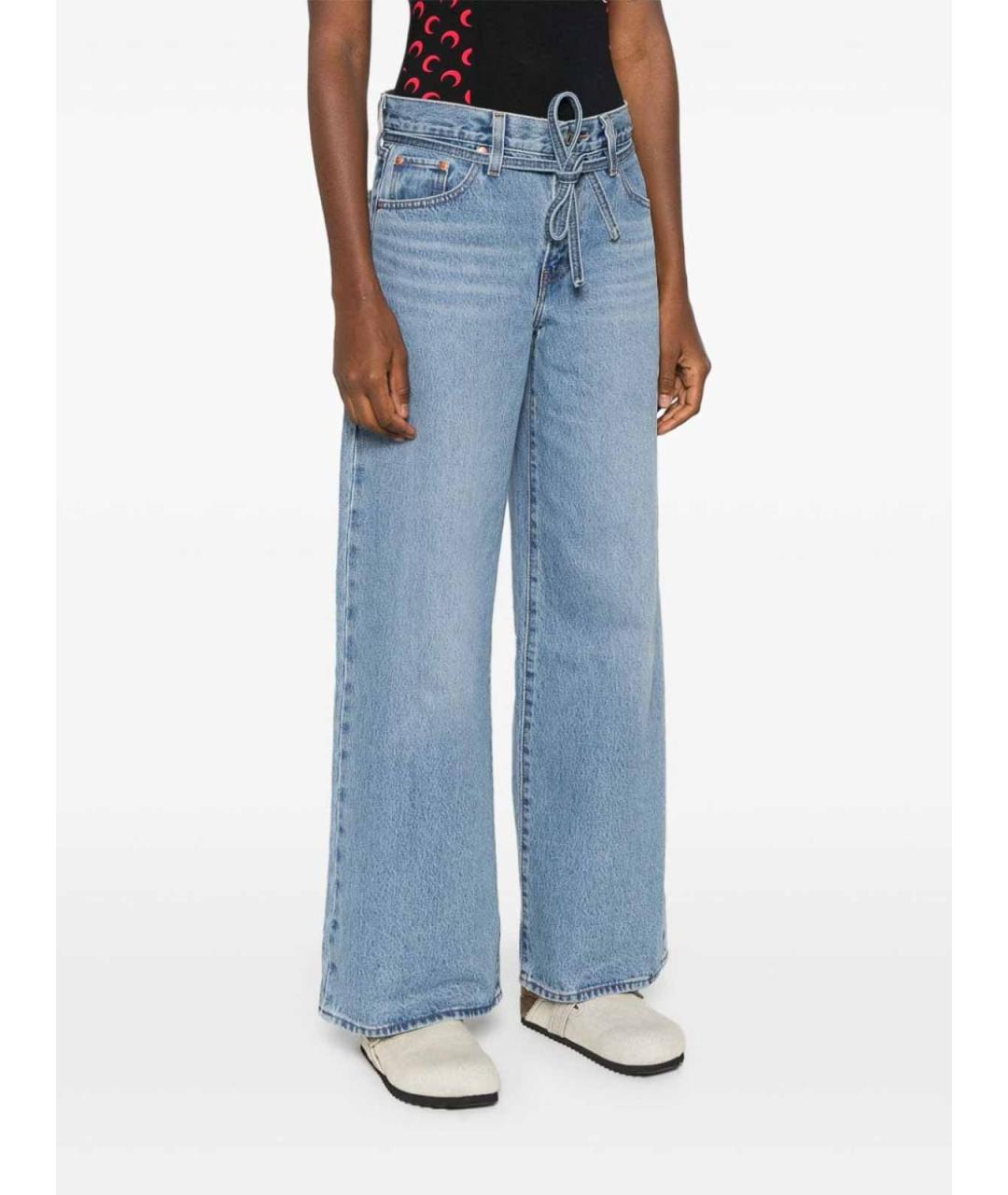 LEVI'S Синие хлопковые джинсы клеш, фото 2