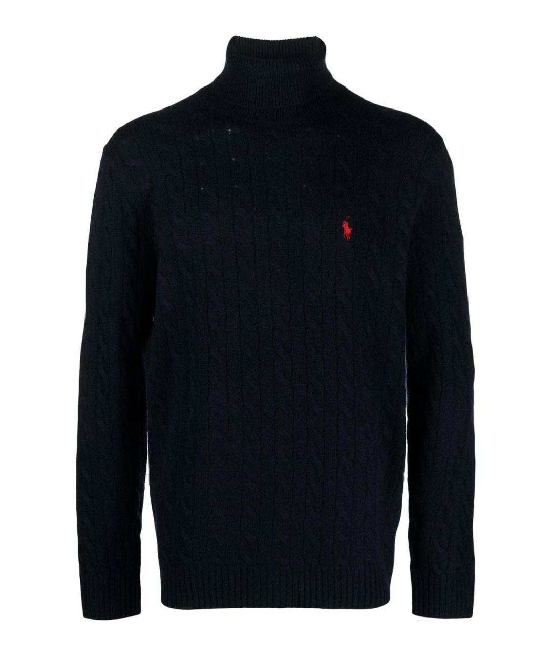 POLO RALPH LAUREN Синий кашемировый джемпер / свитер, фото 1