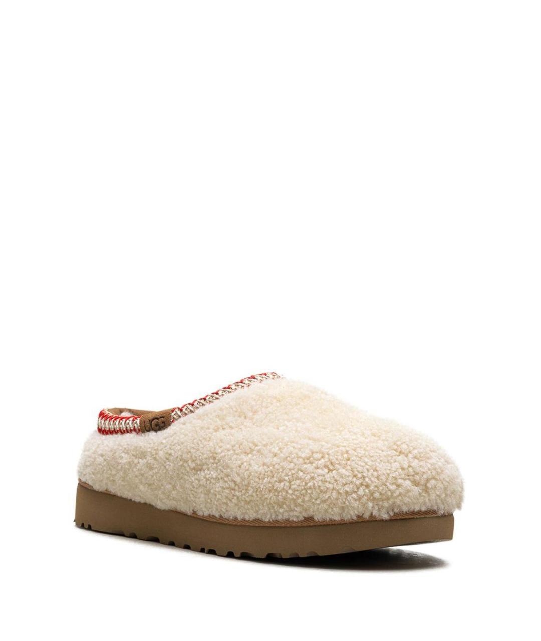 UGG Бежевые текстильные лоферы, фото 4