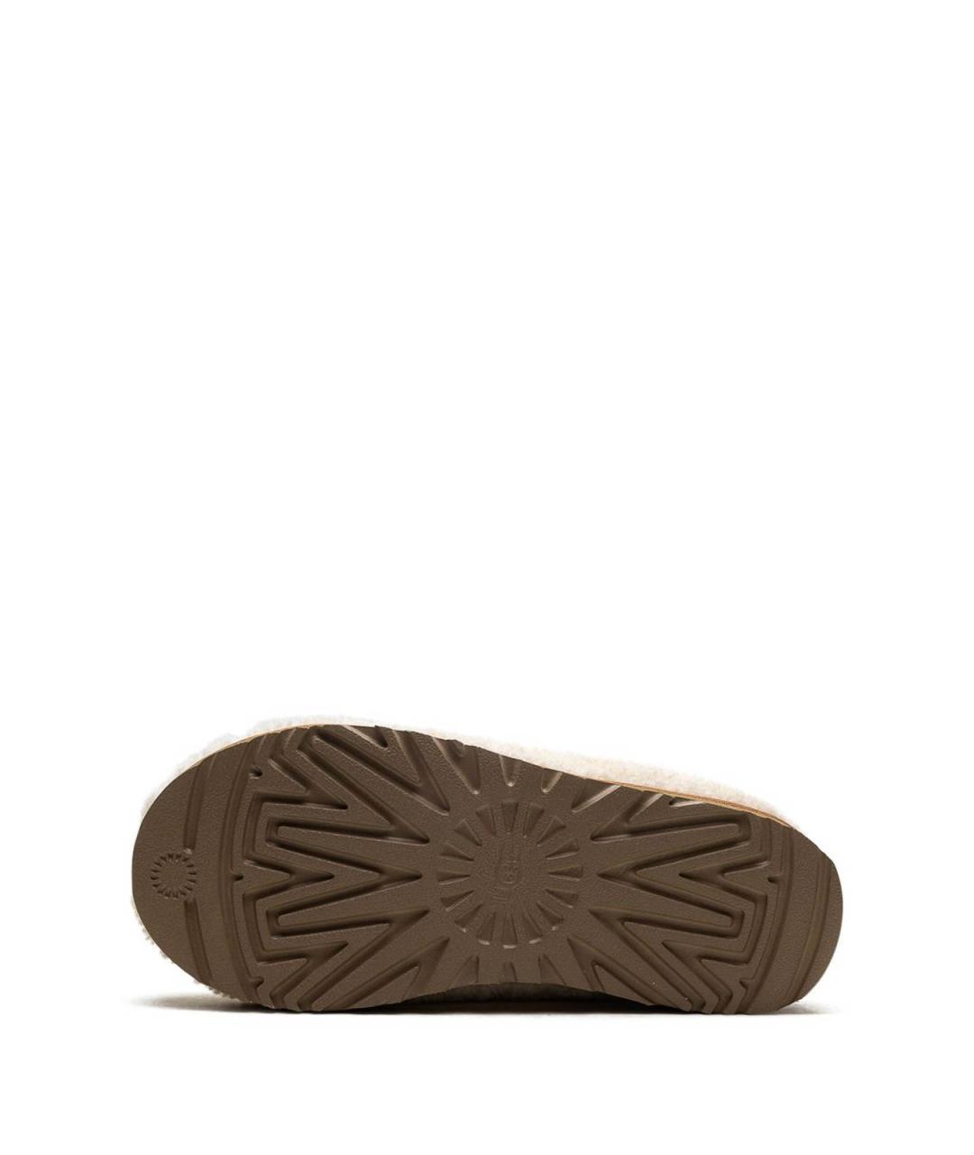 UGG Бежевые текстильные лоферы, фото 3