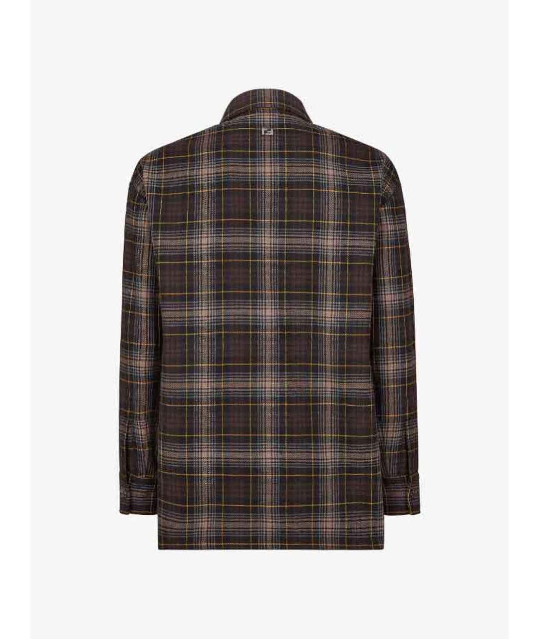 FENDI Мульти кэжуал рубашка, фото 2