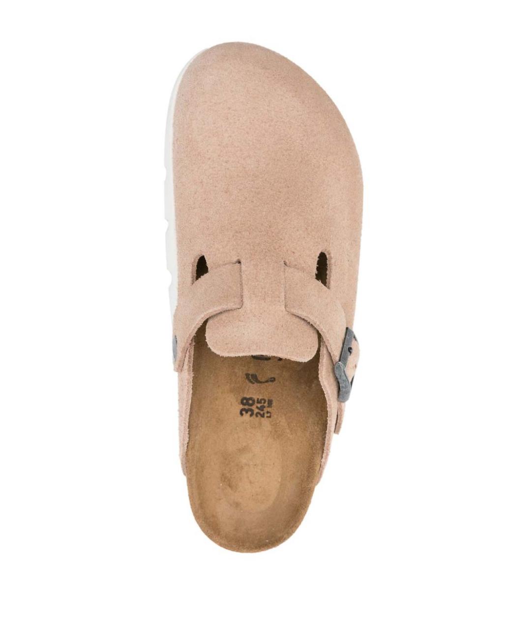 BIRKENSTOCK Бежевые замшевые лоферы, фото 4