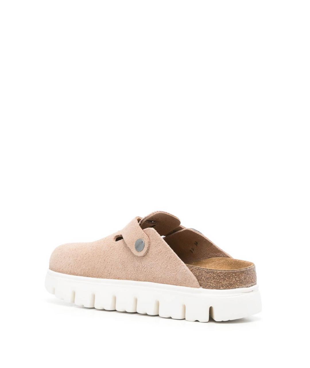BIRKENSTOCK Бежевые замшевые лоферы, фото 3