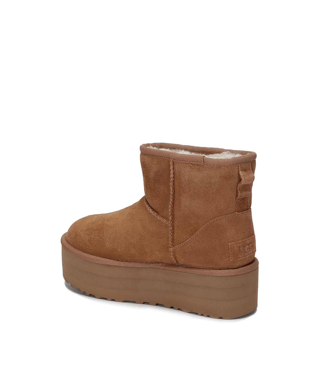 UGG Коричневые замшевые ботинки, фото 3
