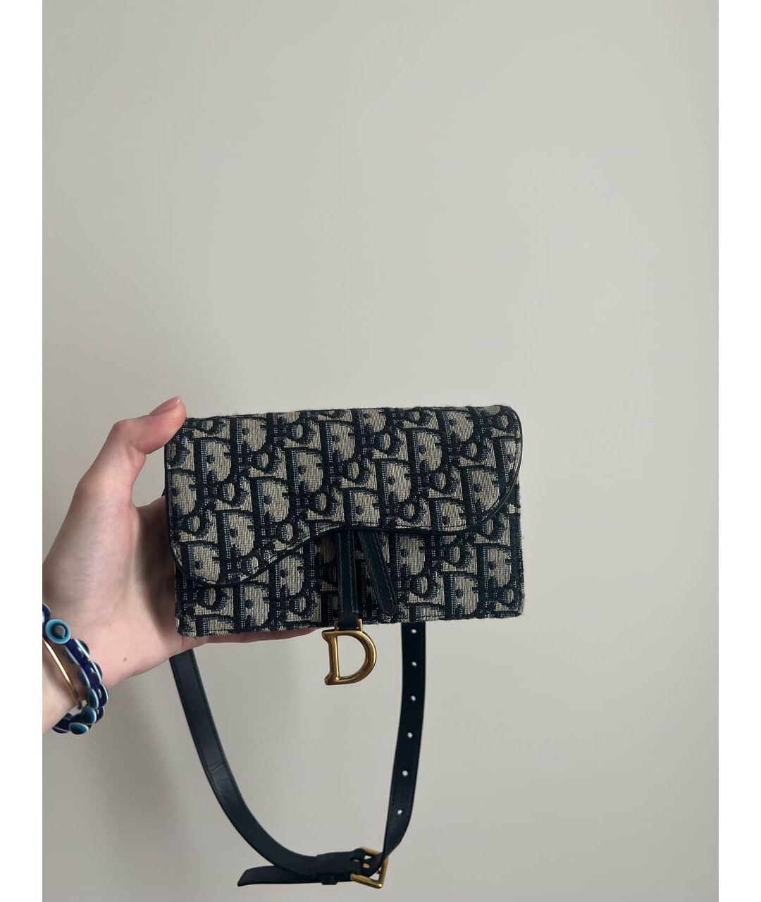 CHRISTIAN DIOR Тканевая сумка тоут, фото 5