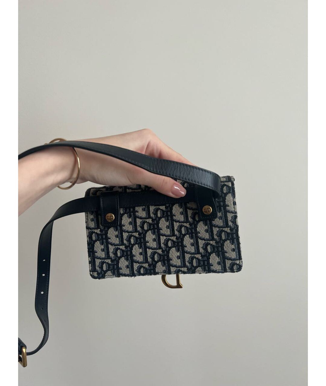 CHRISTIAN DIOR Тканевая сумка тоут, фото 3