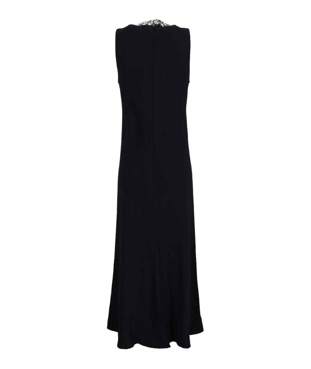 PRADA Черное ацетатное коктейльное платье, фото 2