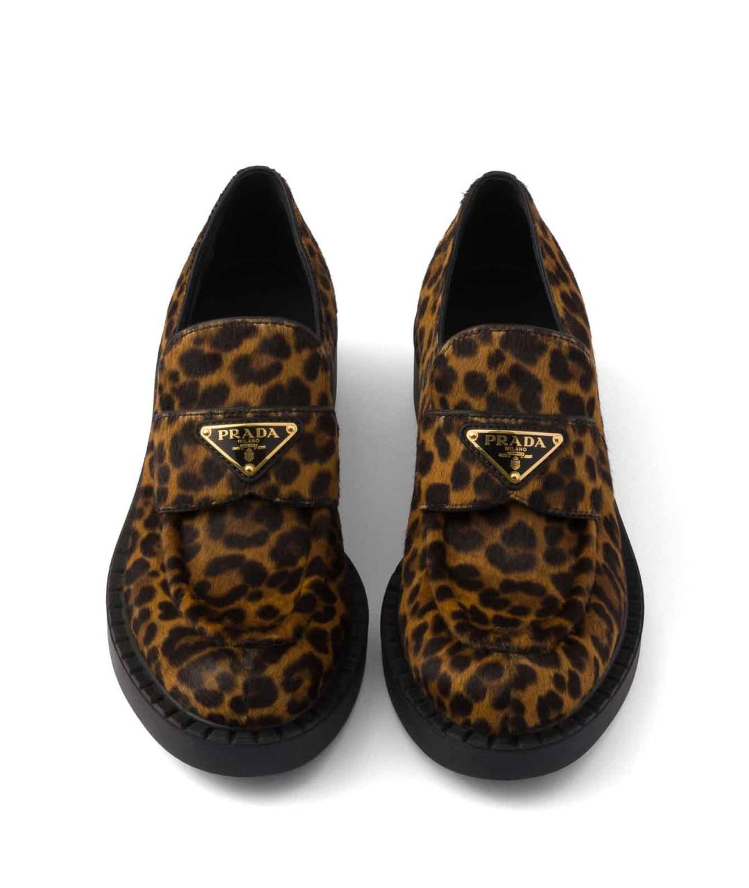 PRADA Мульти кожаные лоферы, фото 4