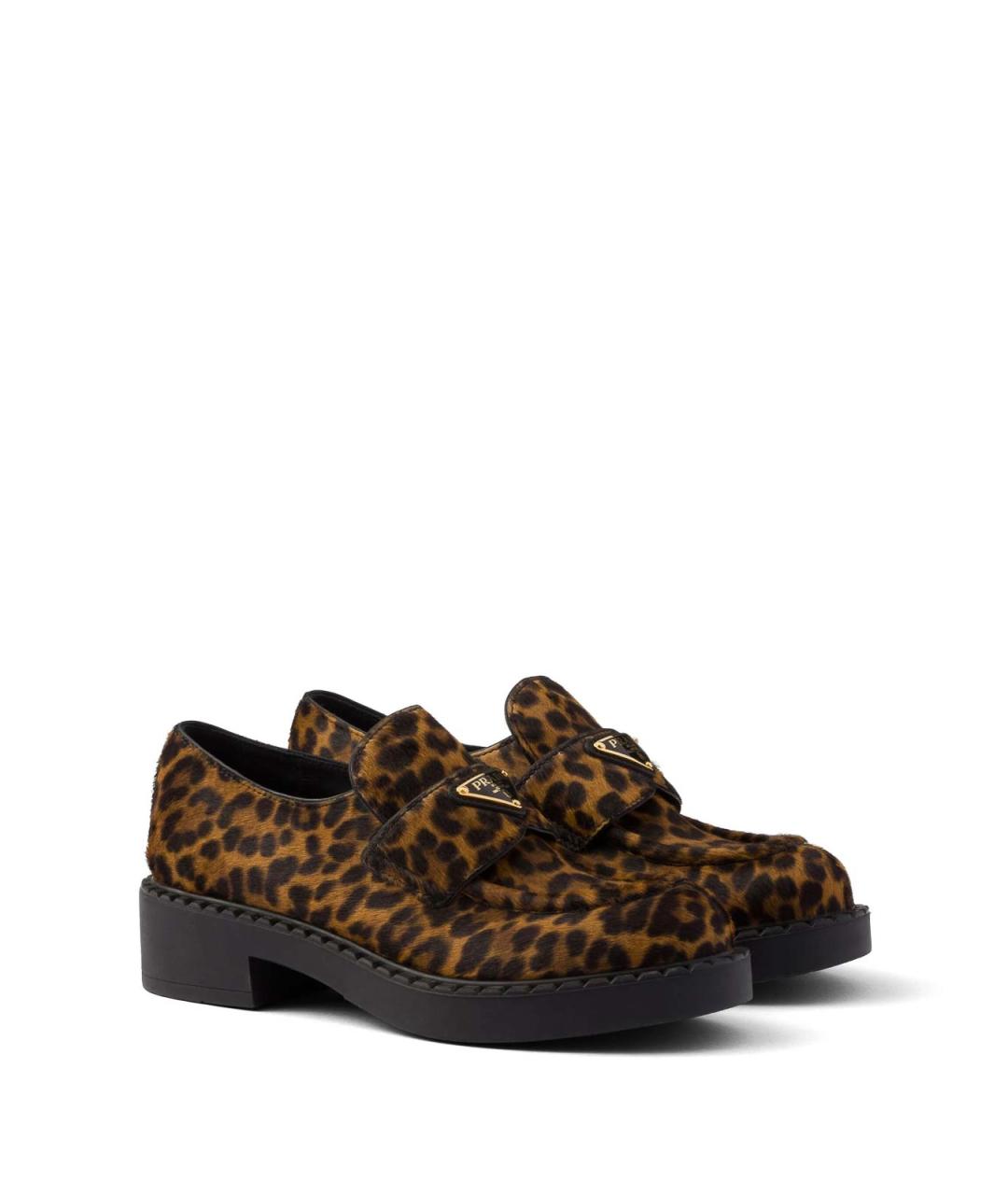 PRADA Мульти кожаные лоферы, фото 2