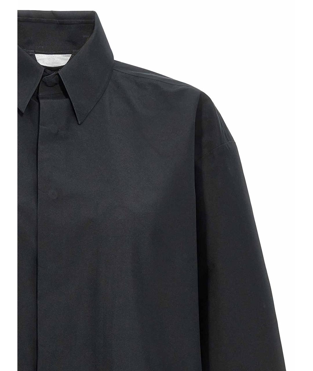 MM6 MAISON MARGIELA Черная полиэстеровая рубашка, фото 3