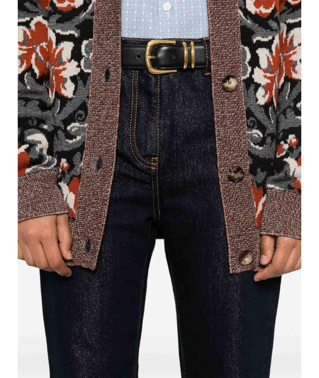 ETRO Синие хлопковые джинсы клеш, фото 2
