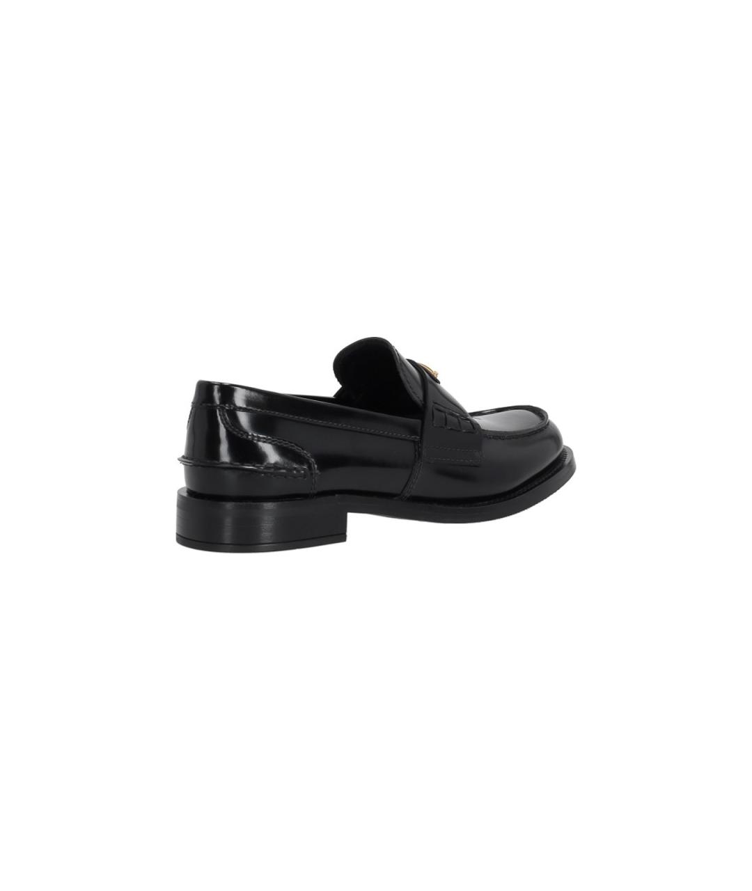 PRADA Черные кожаные лоферы, фото 3