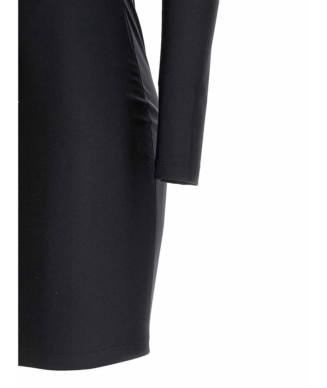 BALENCIAGA Черное полиамидовое повседневное платье, фото 4