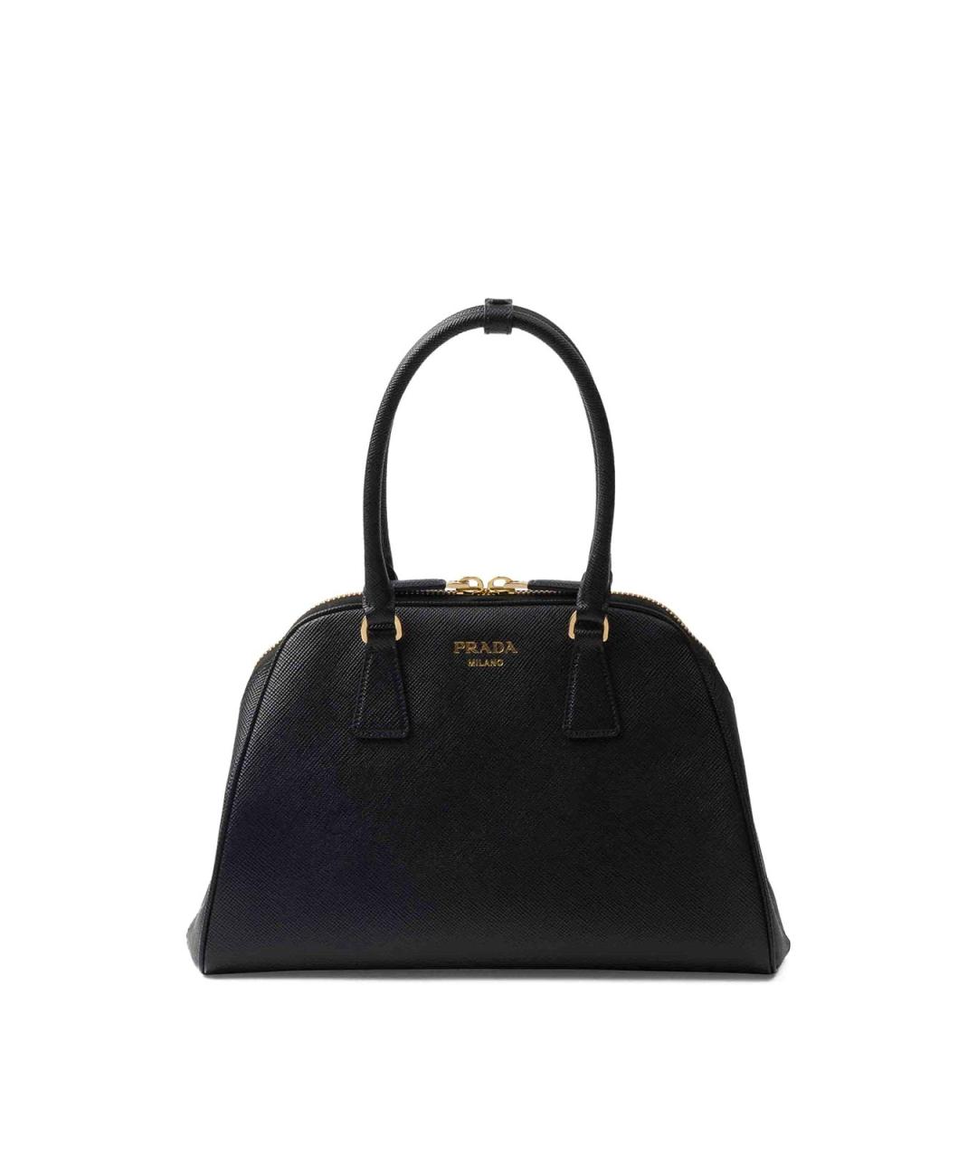 PRADA Черная кожаная сумка тоут, фото 1