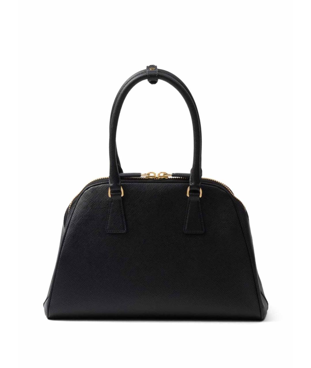 PRADA Черная кожаная сумка тоут, фото 2